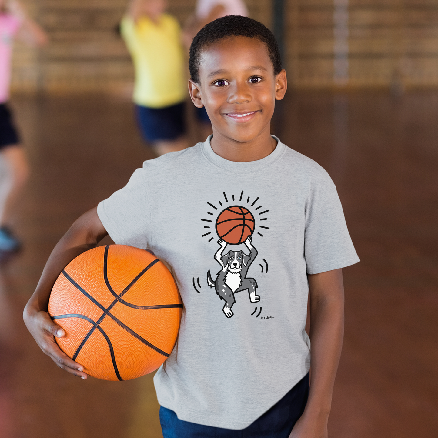 KID'S ๐ BASKETBALL TEE (5 Aussie Colors!)