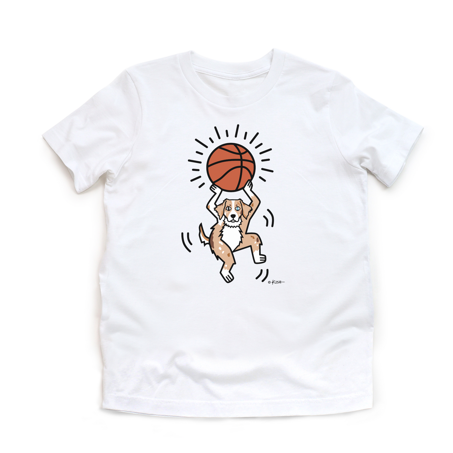 KID'S ๐ BASKETBALL TEE (5 Aussie Colors!)