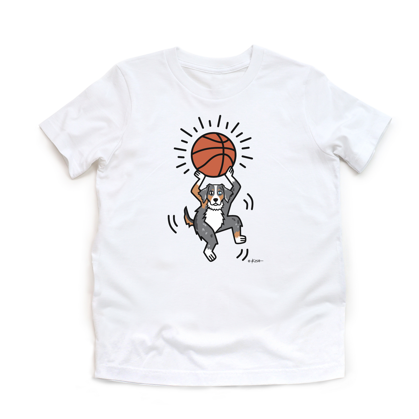 KID'S ๐ BASKETBALL TEE (5 Aussie Colors!)