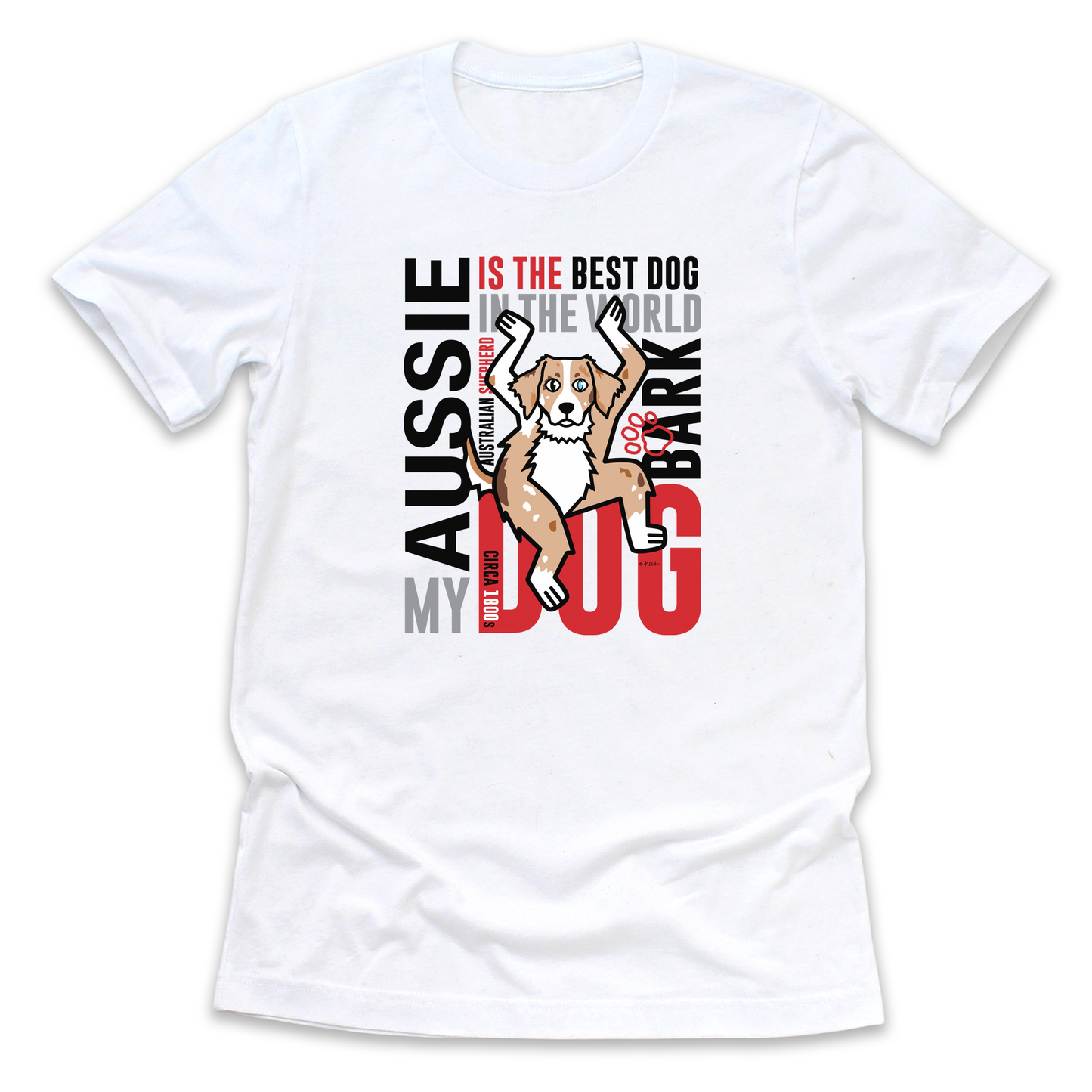 BEST DOG ⭐️ TEE (5 Aussie Colors)