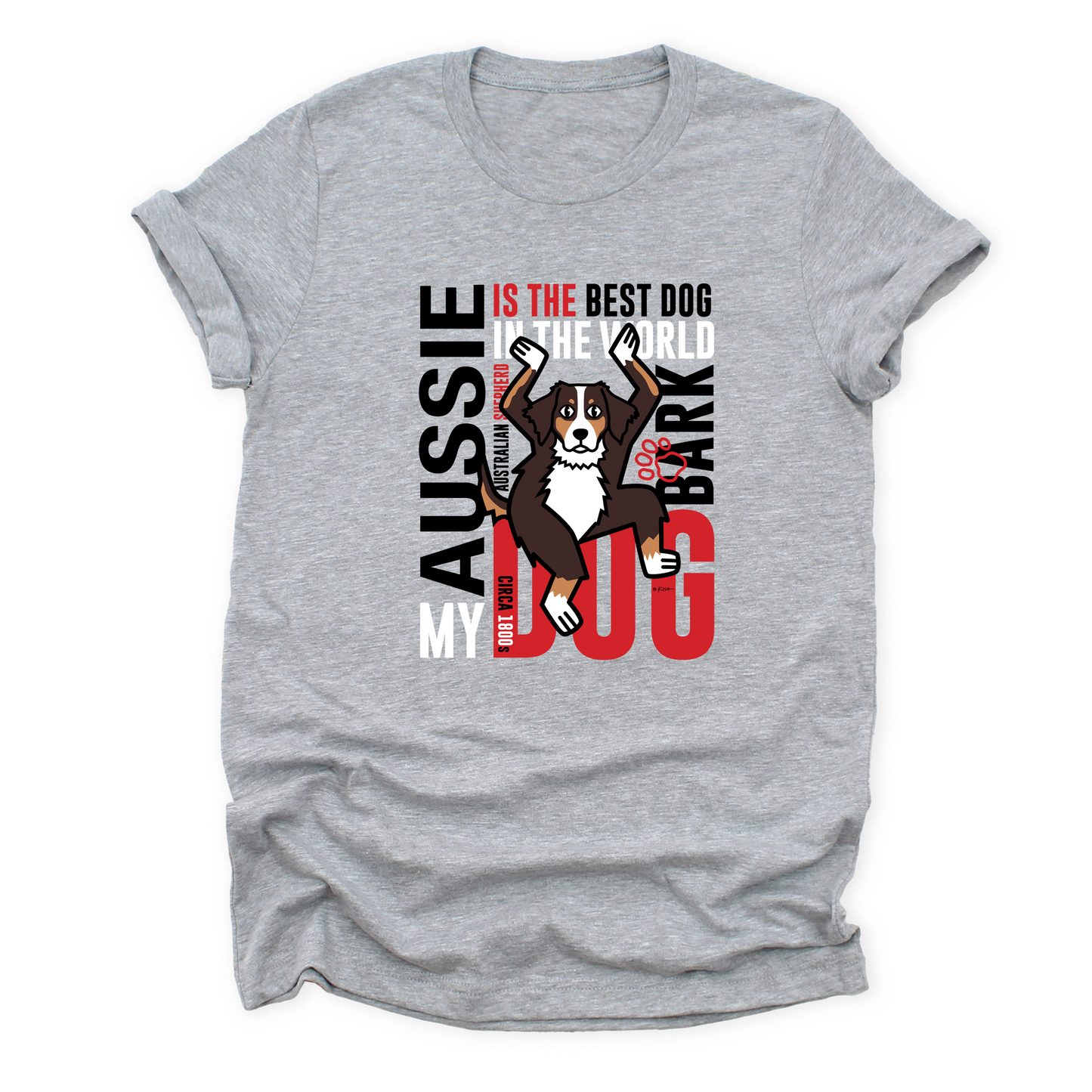 BEST DOG ⭐️ TEE (5 Aussie Colors)