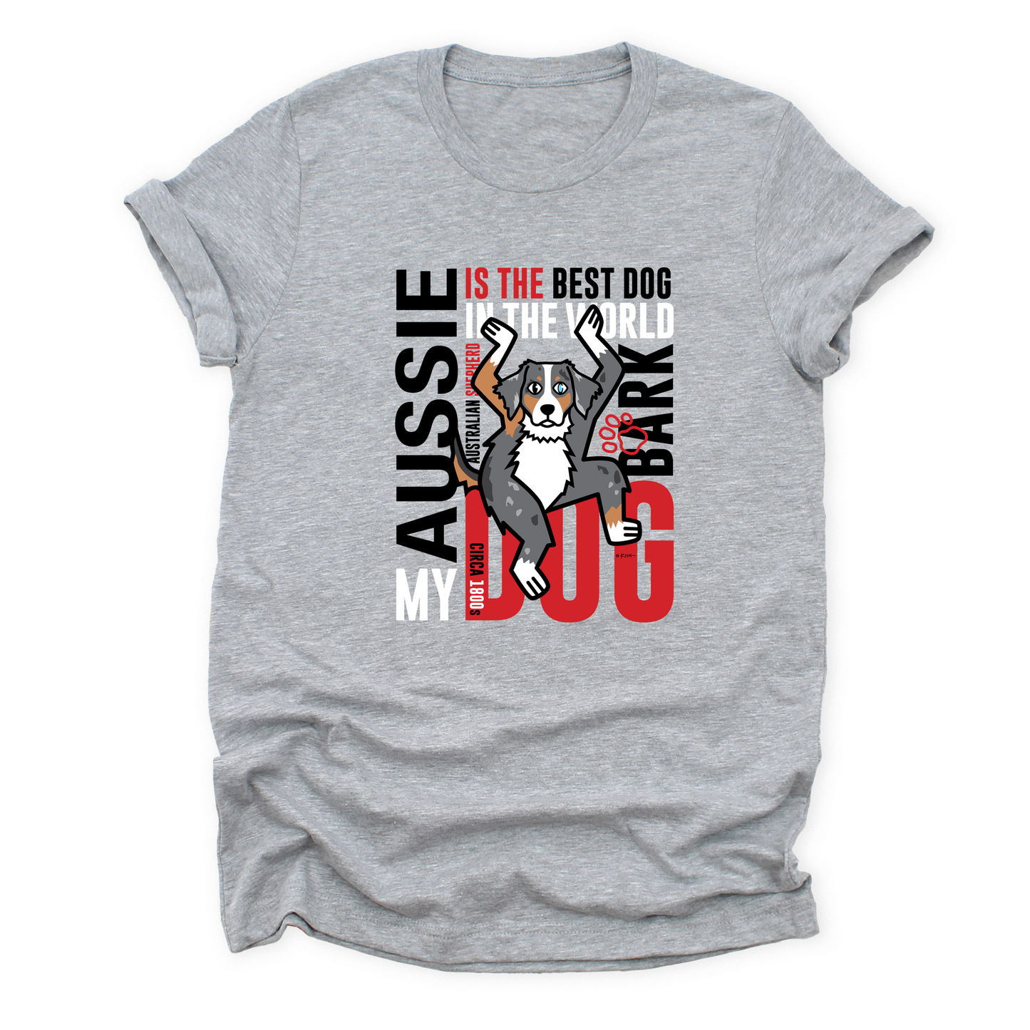 BEST DOG ⭐️ TEE (5 Aussie Colors)