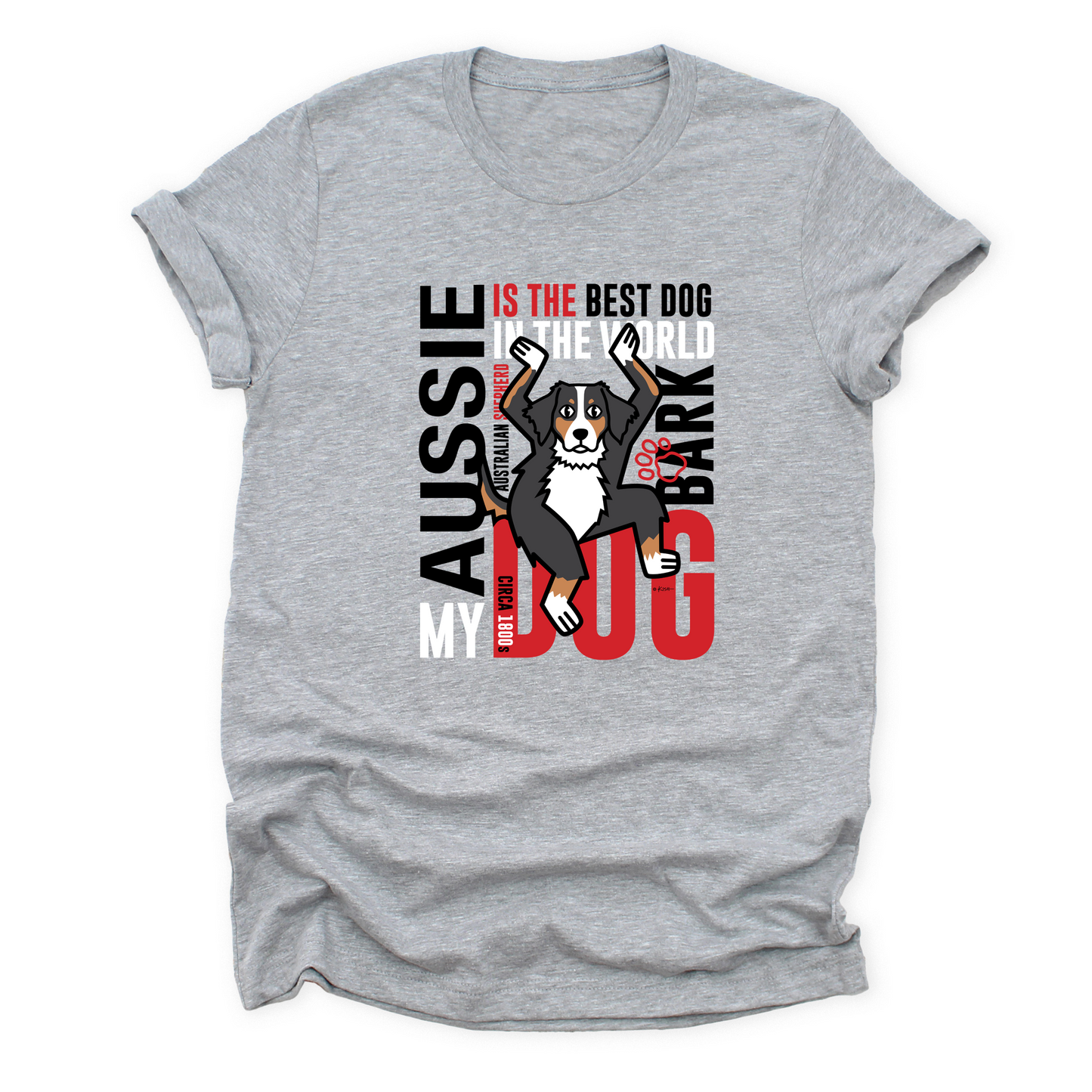 BEST DOG ⭐️ TEE (5 Aussie Colors)