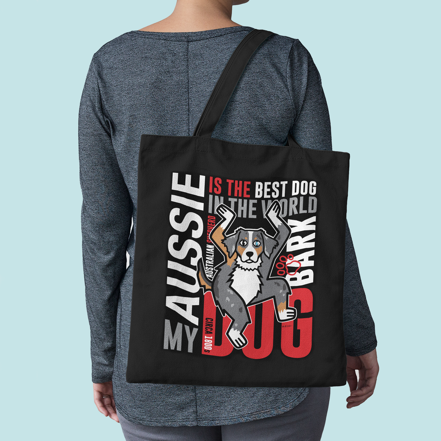 ⭐️ BEST DOG TOTE (5 Aussie Colors!)