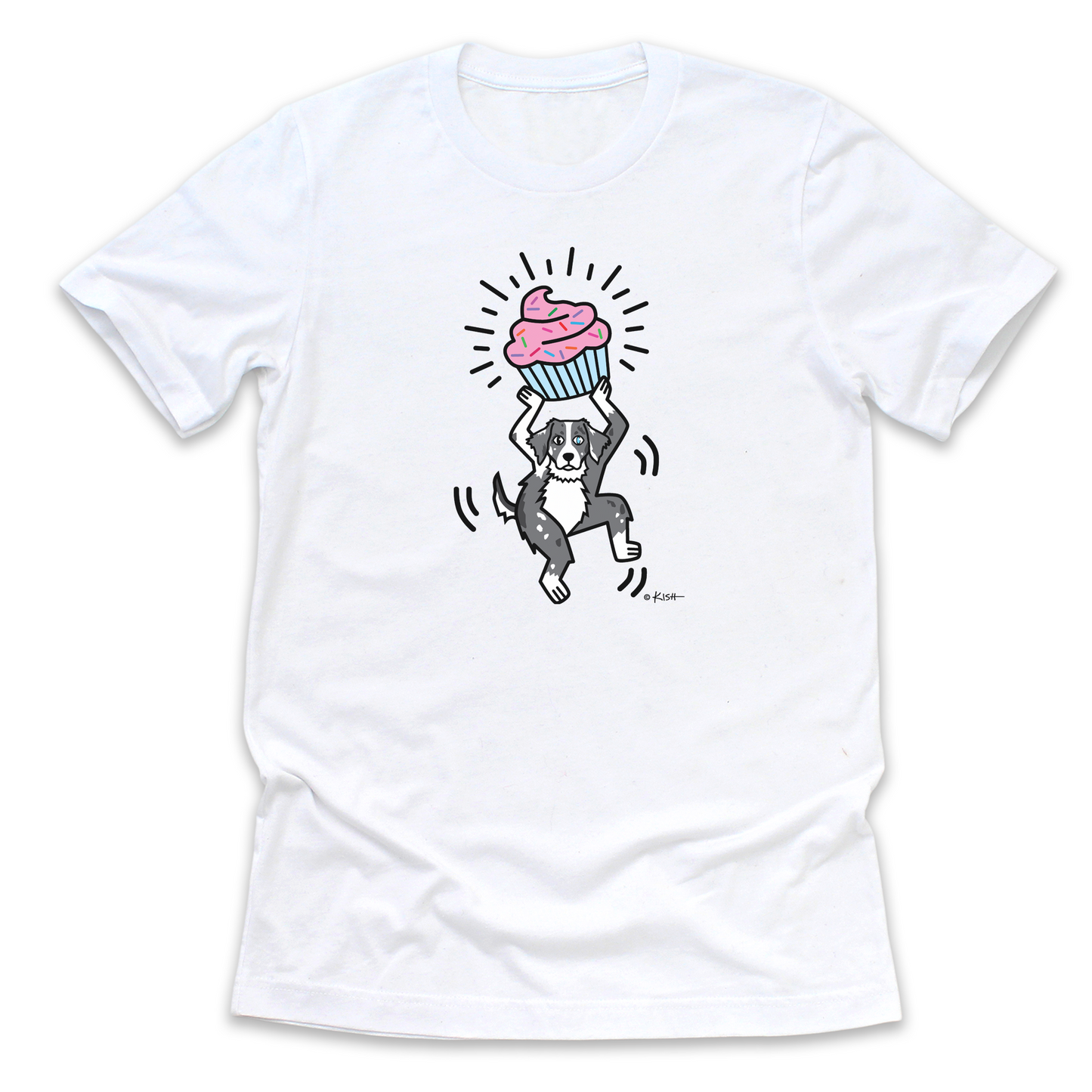 AUSSIE š§ CUPCAKE TEE (Blue Merle)