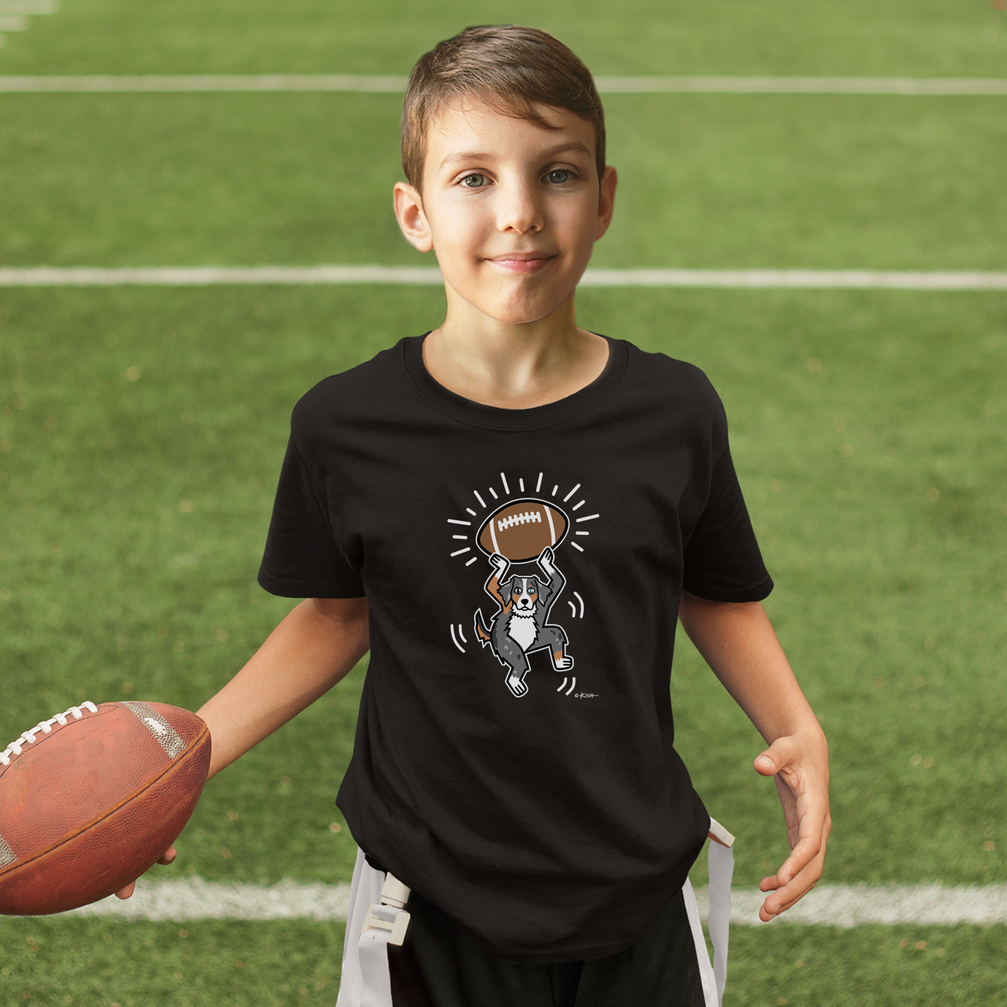 KID'S ๐ FOOTBALL TEE (5 Aussie Colors!)