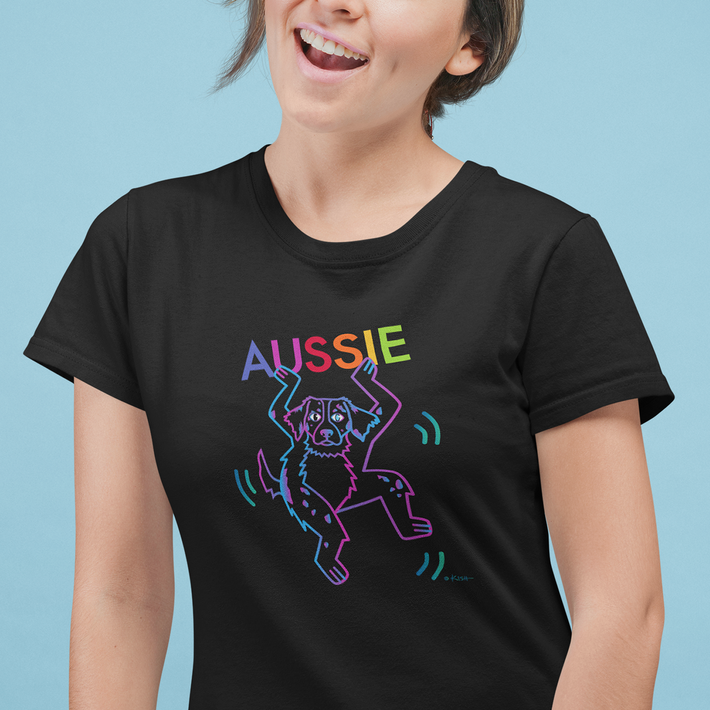 AUSSIE COLOR POP TEE (Merle)
