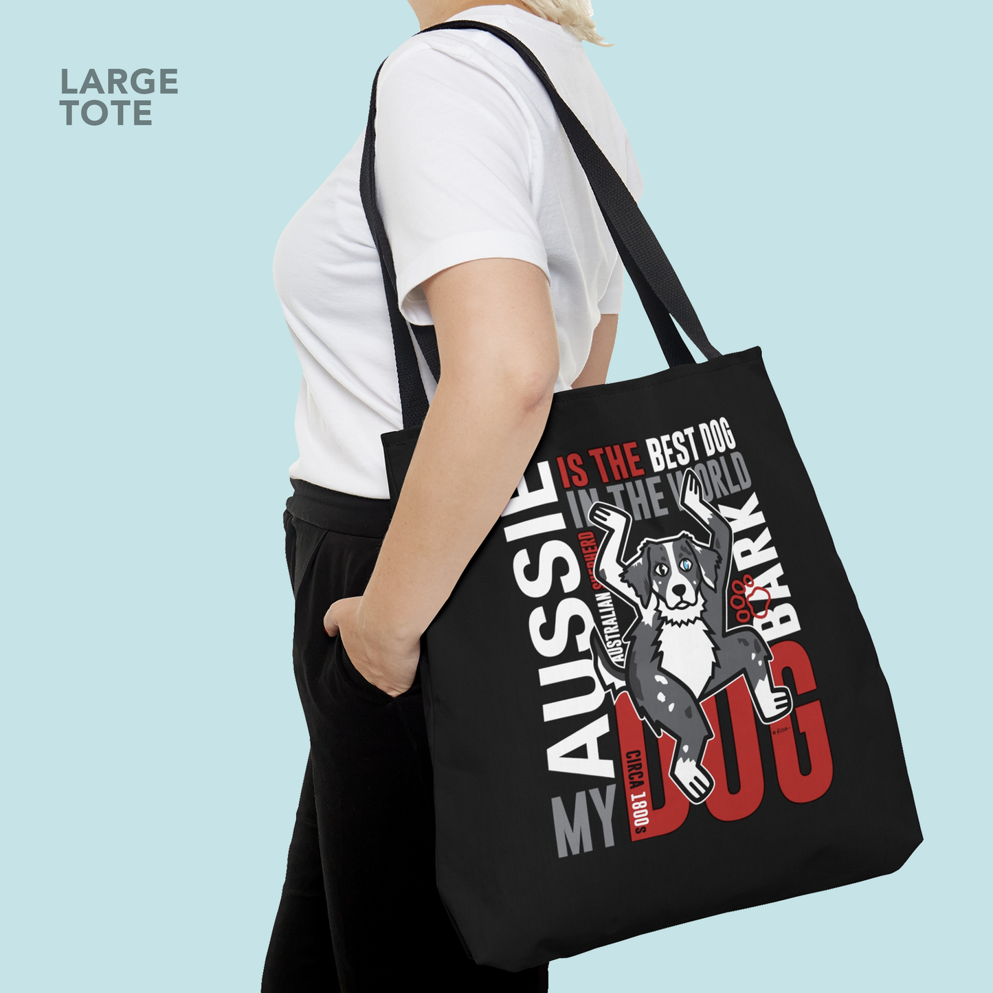 ⭐️ BEST DOG TOTE (5 Aussie Colors!)