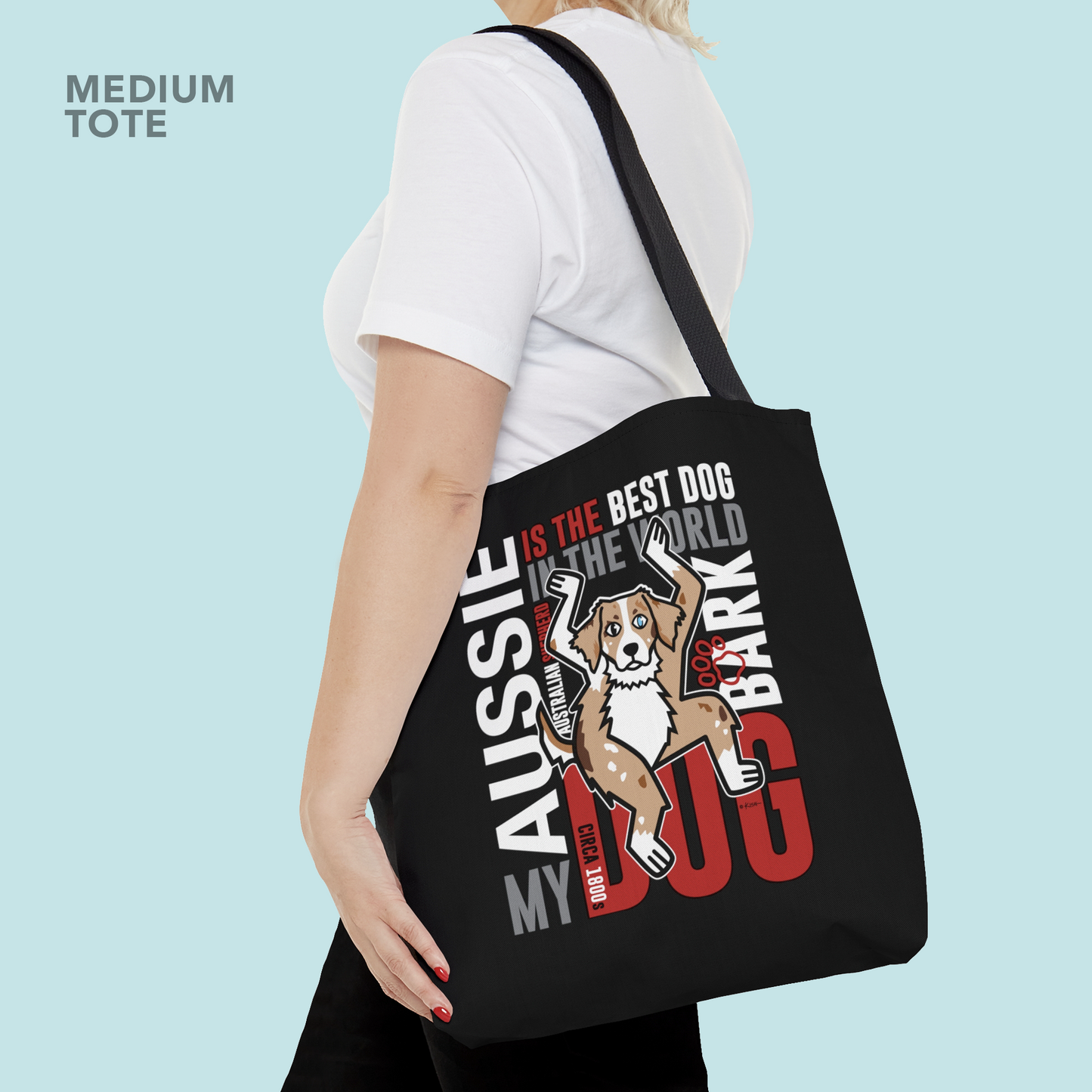 ⭐️ BEST DOG TOTE (5 Aussie Colors!)