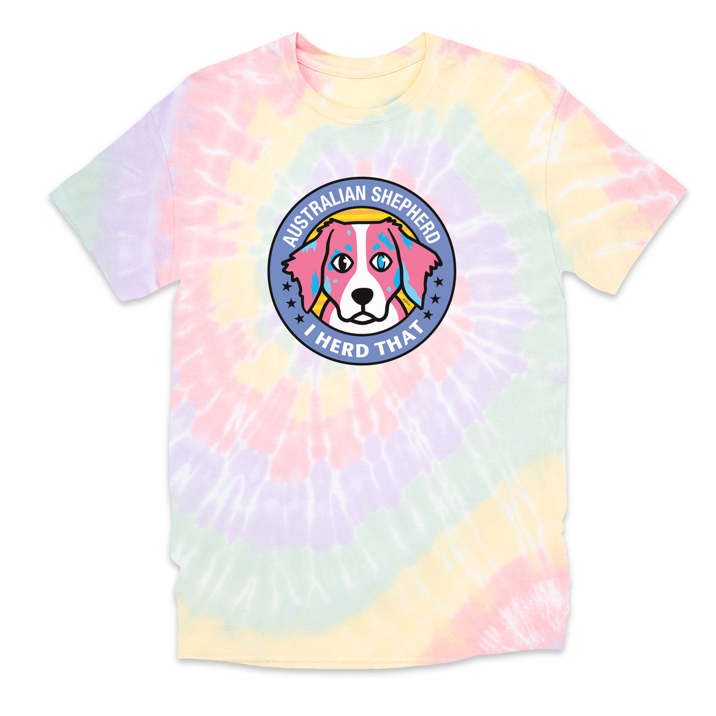 AUSSIE TIE-DYE TEE (Merle)