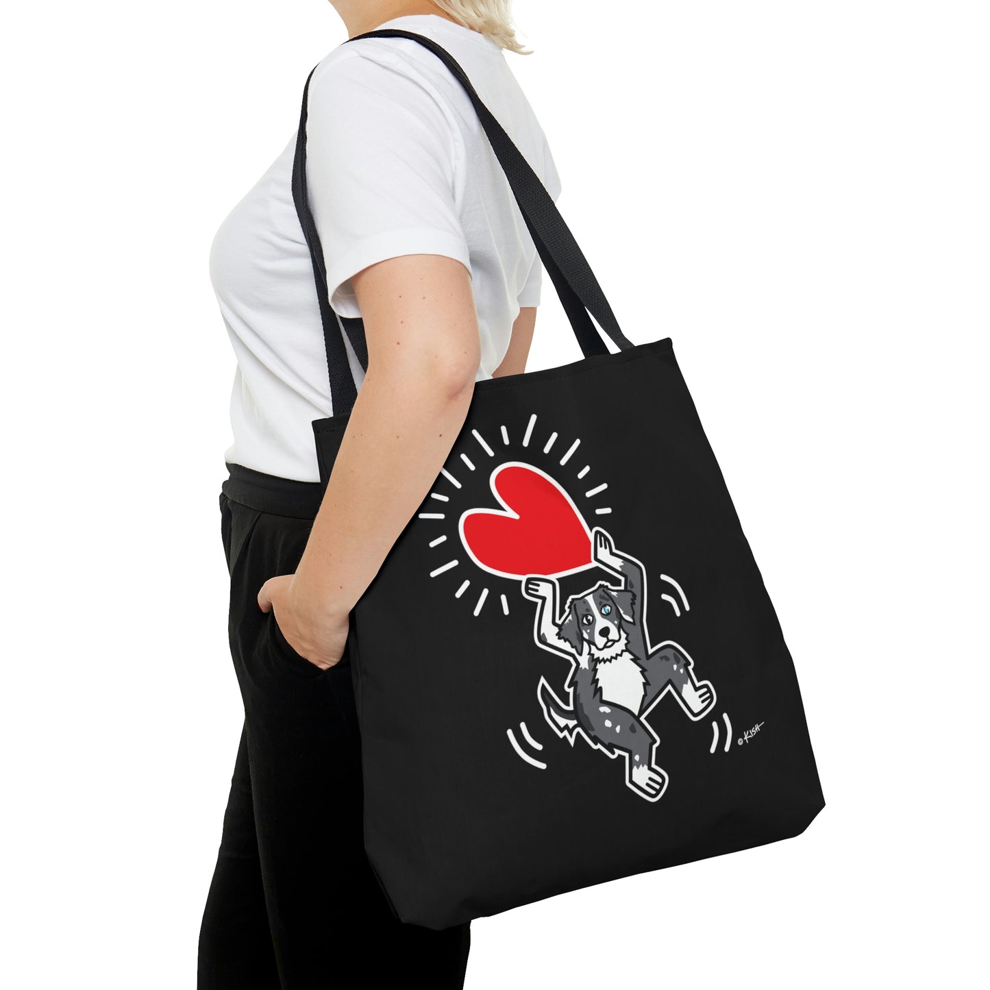 GRAPHIC ❤️ TOTE (Blue Merle)