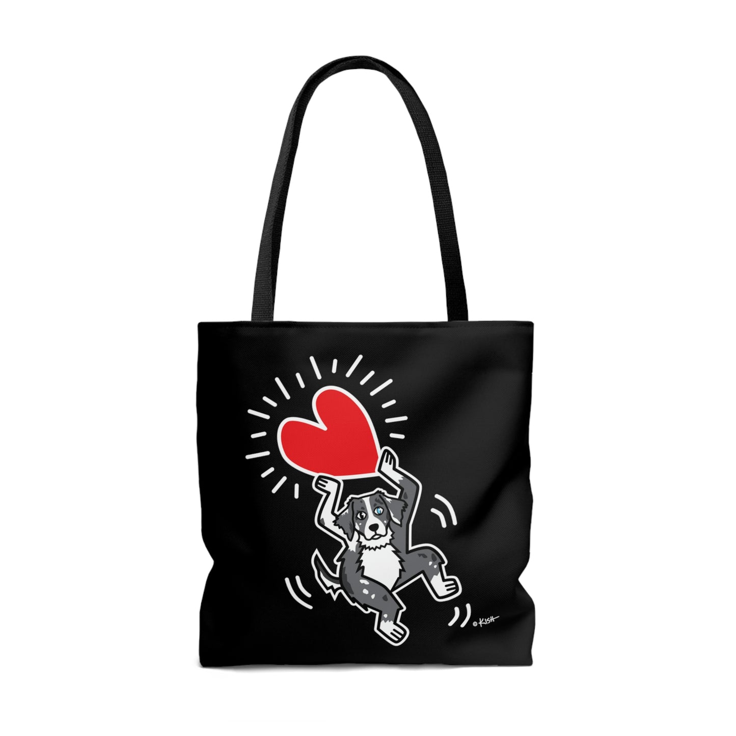 GRAPHIC ❤️ TOTE (Blue Merle)