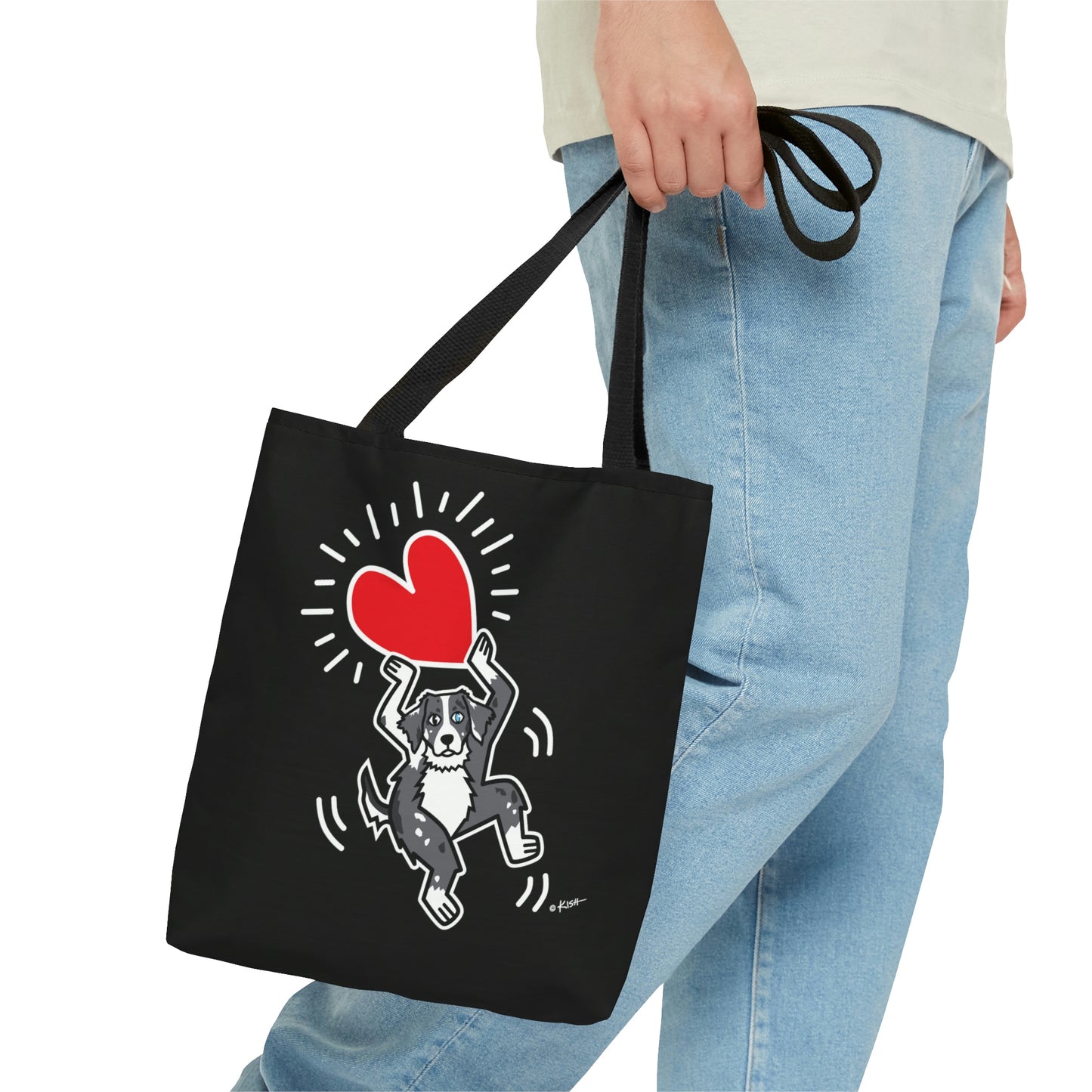 GRAPHIC ❤️ TOTE (Blue Merle)