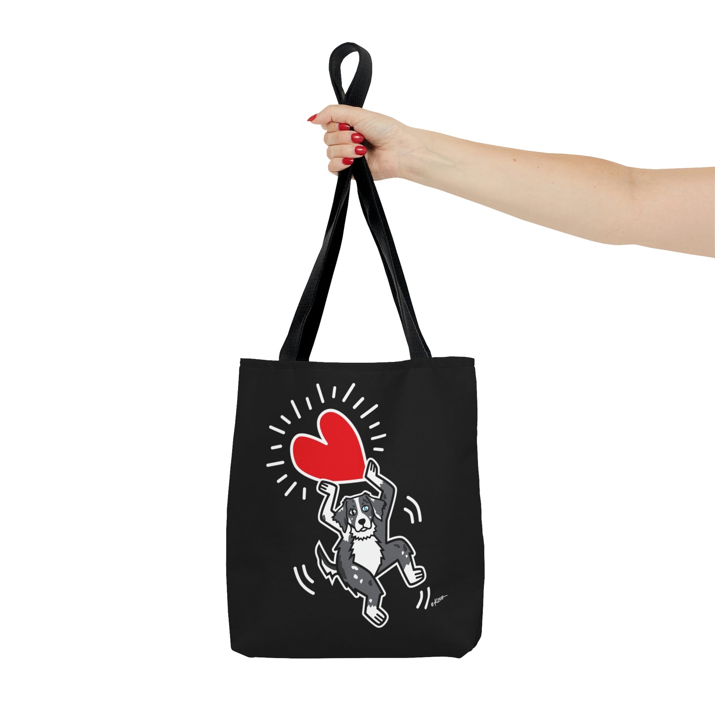 GRAPHIC ❤️ TOTE (Blue Merle)
