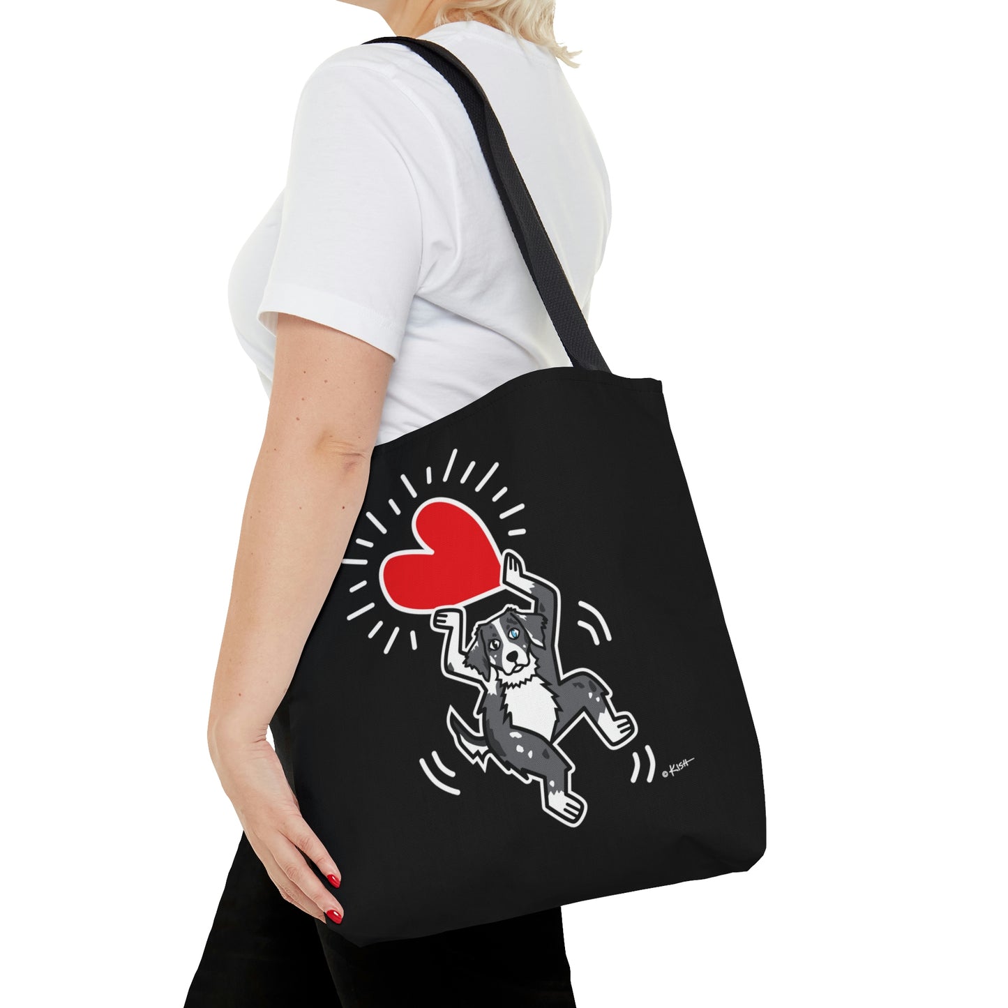 GRAPHIC ❤️ TOTE (Blue Merle)