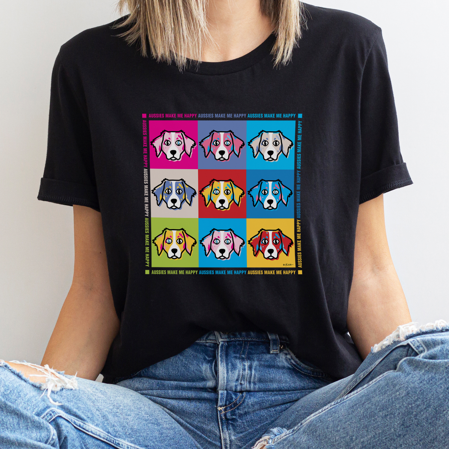 AUSSIE POP ART TEE (Merle)