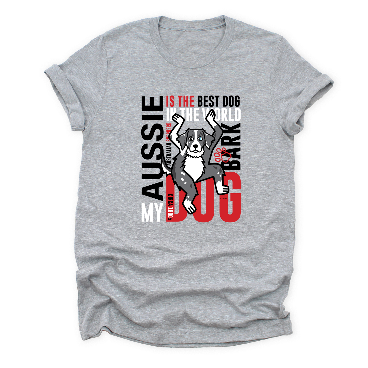 BEST DOG ⭐️ TEE (5 Aussie Colors)