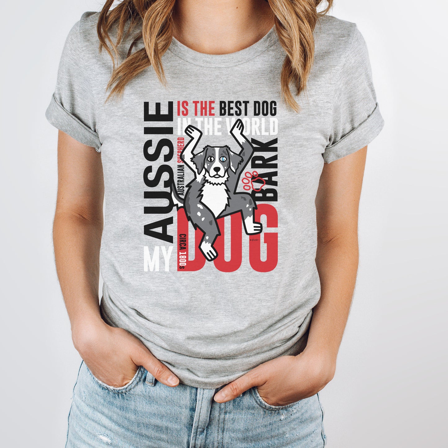 BEST DOG ⭐️ TEE (5 Aussie Colors)