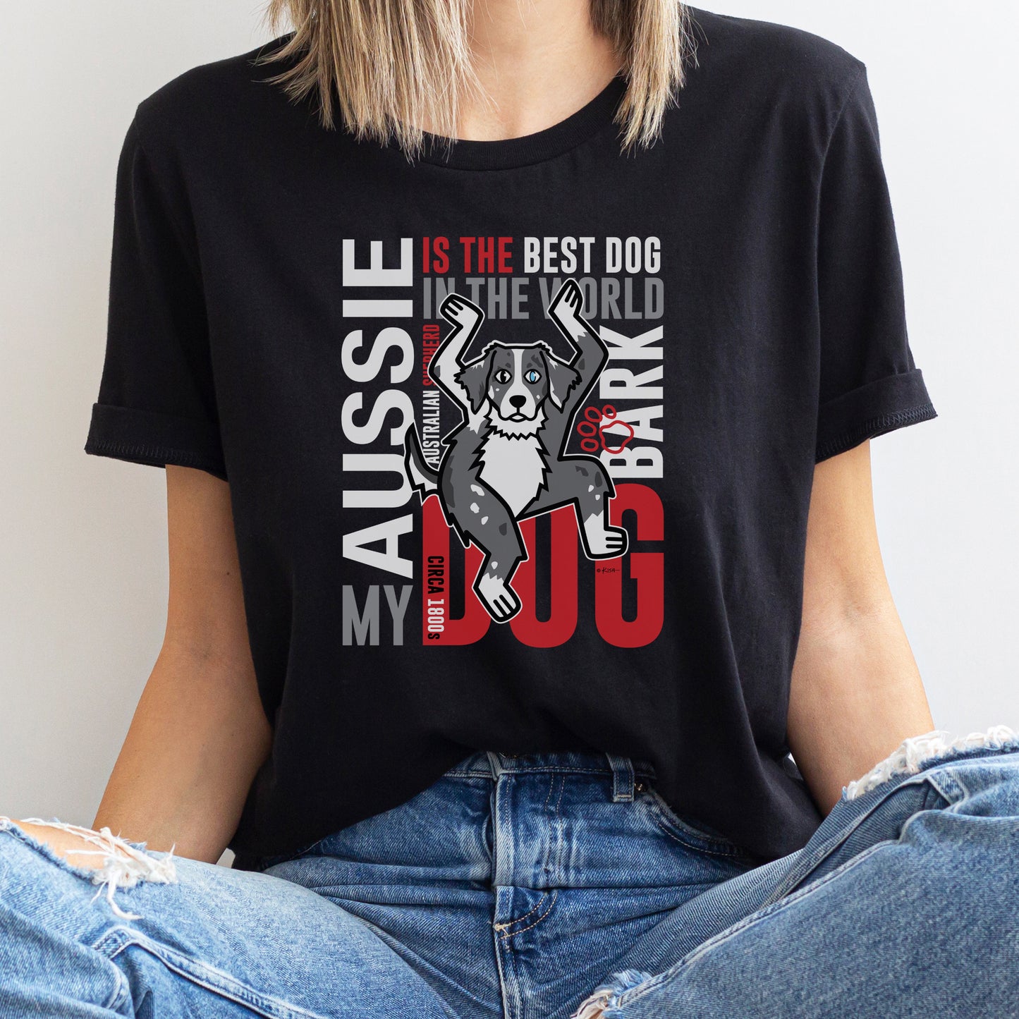 BEST DOG ⭐️ TEE (5 Aussie Colors)