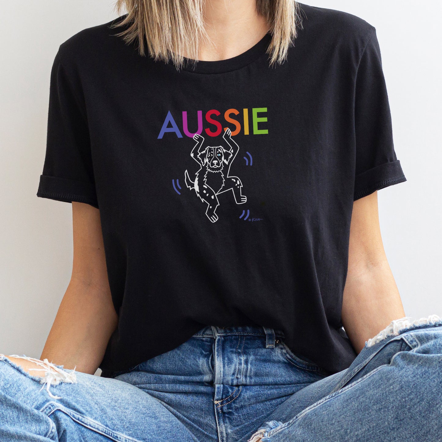 AUSSIE CHALK ART TEE (Merle)