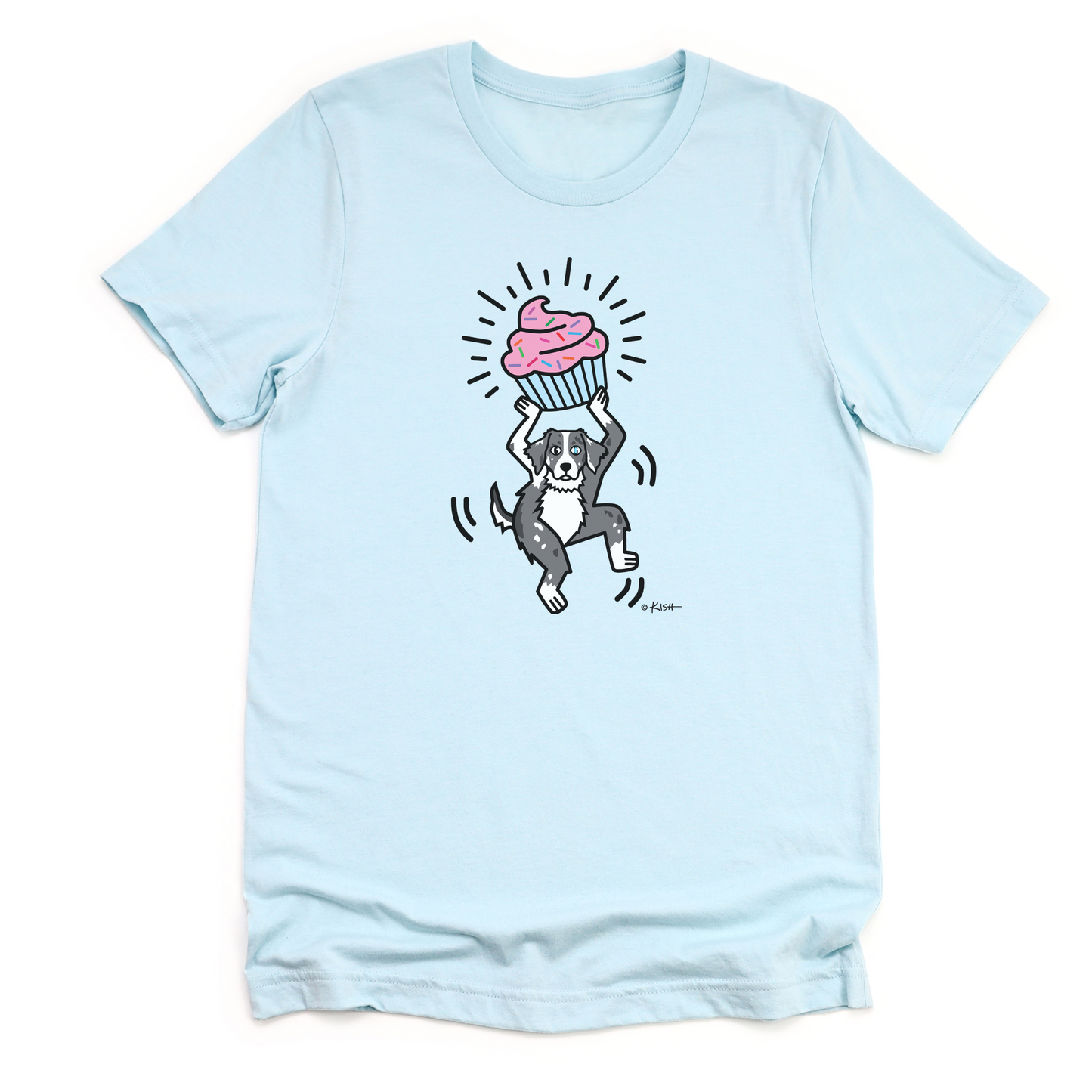 AUSSIE š§ CUPCAKE TEE (Blue Merle)