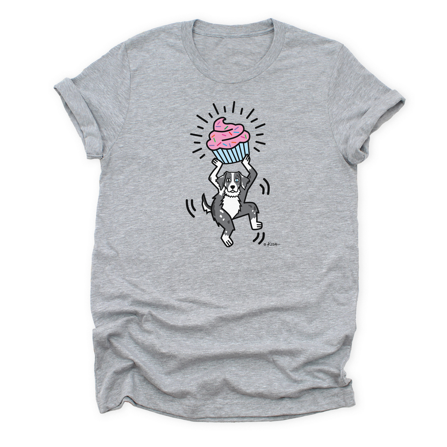 AUSSIE š§ CUPCAKE TEE (Blue Merle)