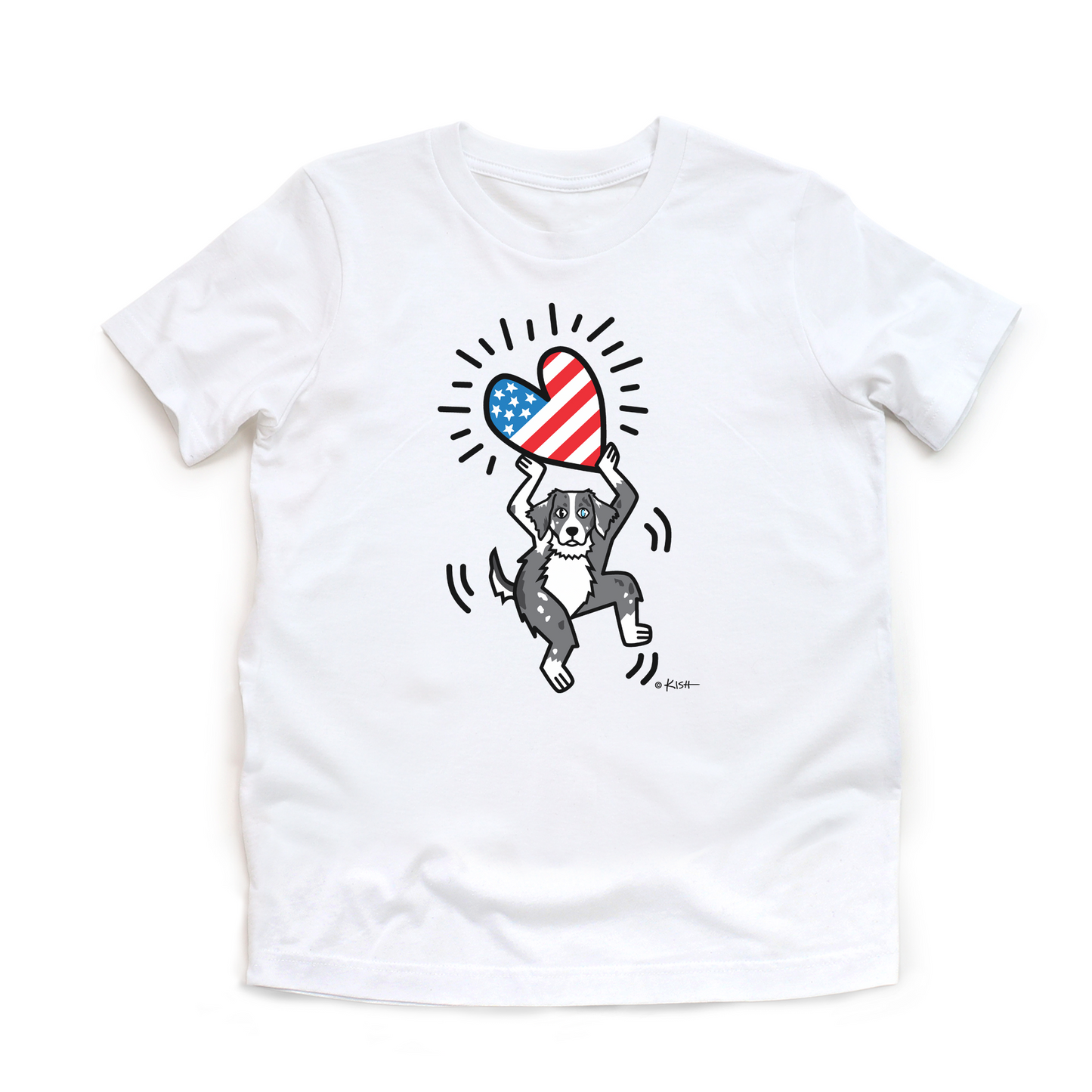 KID'S 🇺🇸 ❤️ USA TEE (5 Aussie Colors!)