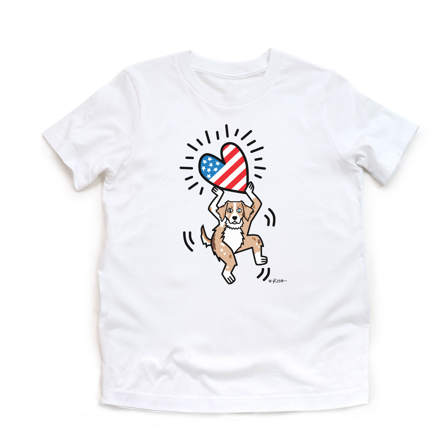 KID'S 🇺🇸 ❤️ USA TEE (5 Aussie Colors!)