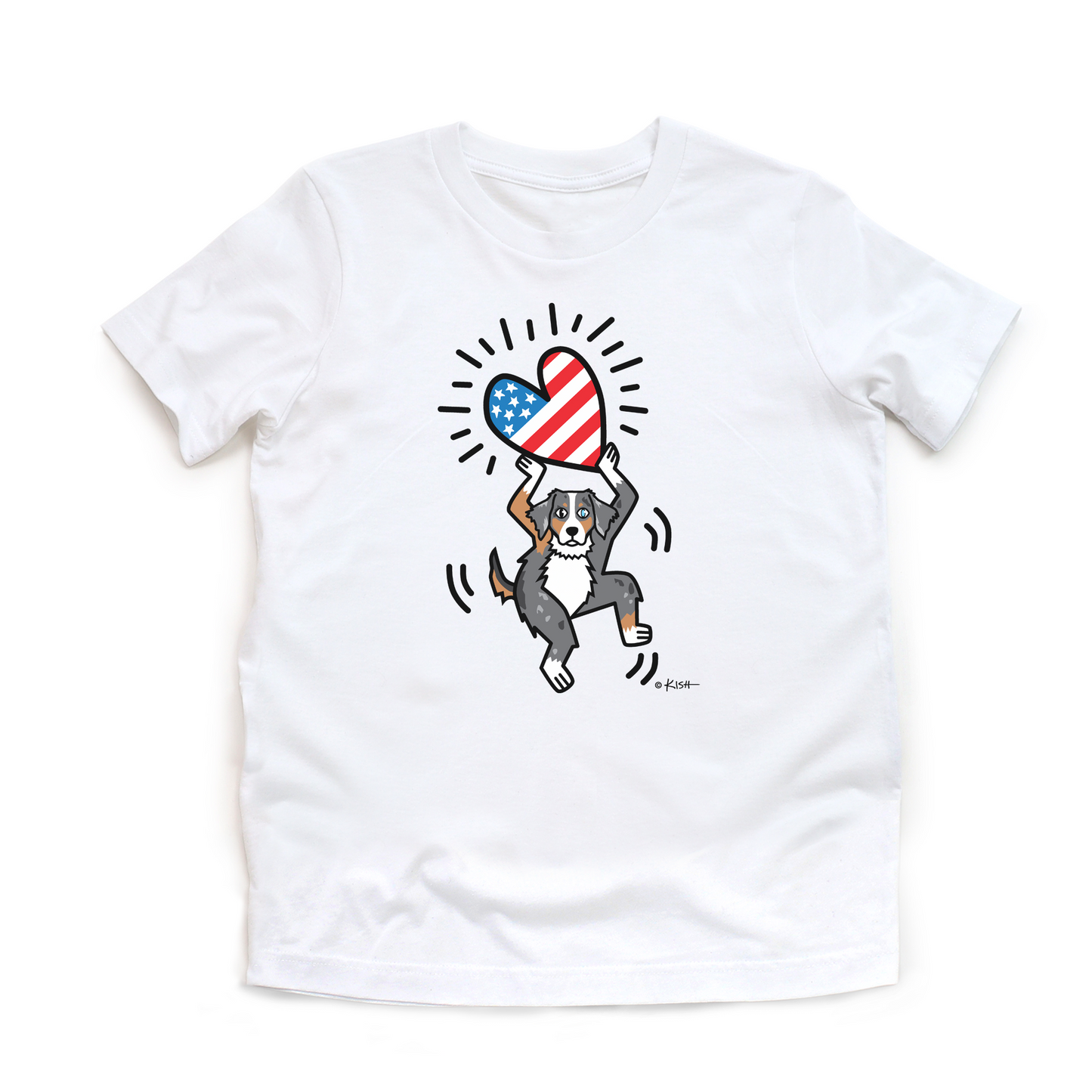 KID'S 🇺🇸 ❤️ USA TEE (5 Aussie Colors!)