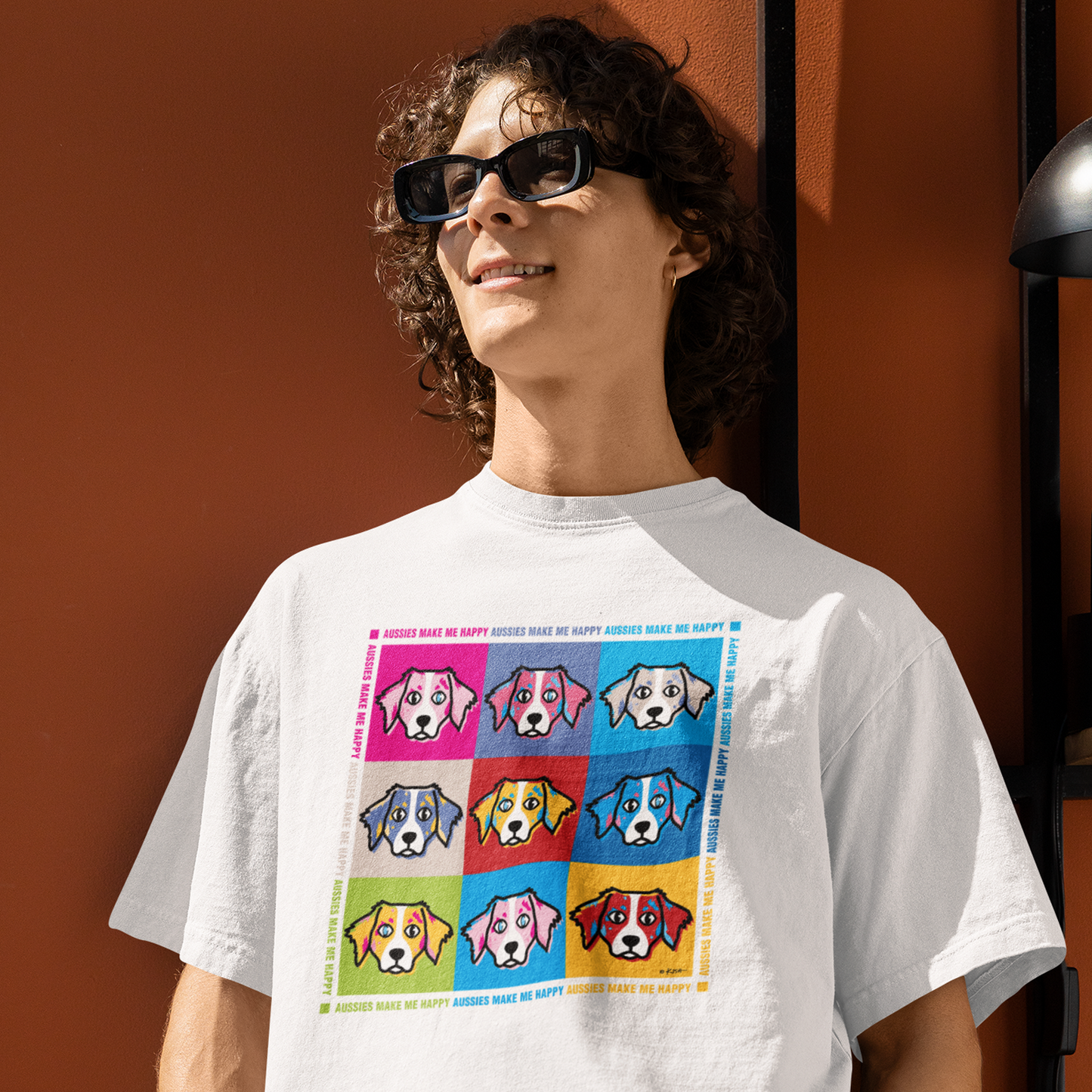 AUSSIE POP ART TEE (Merle)