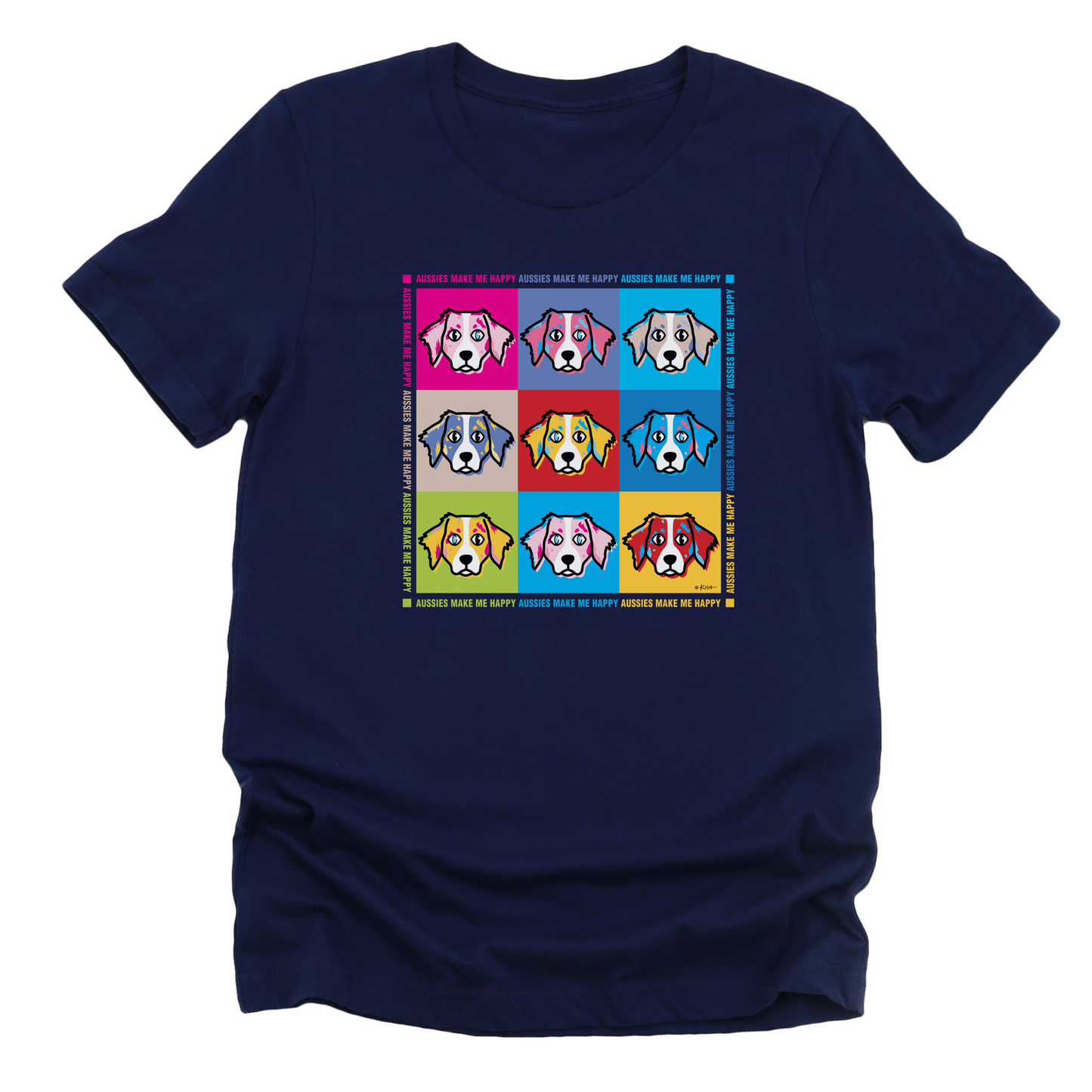 AUSSIE POP ART TEE (Merle)