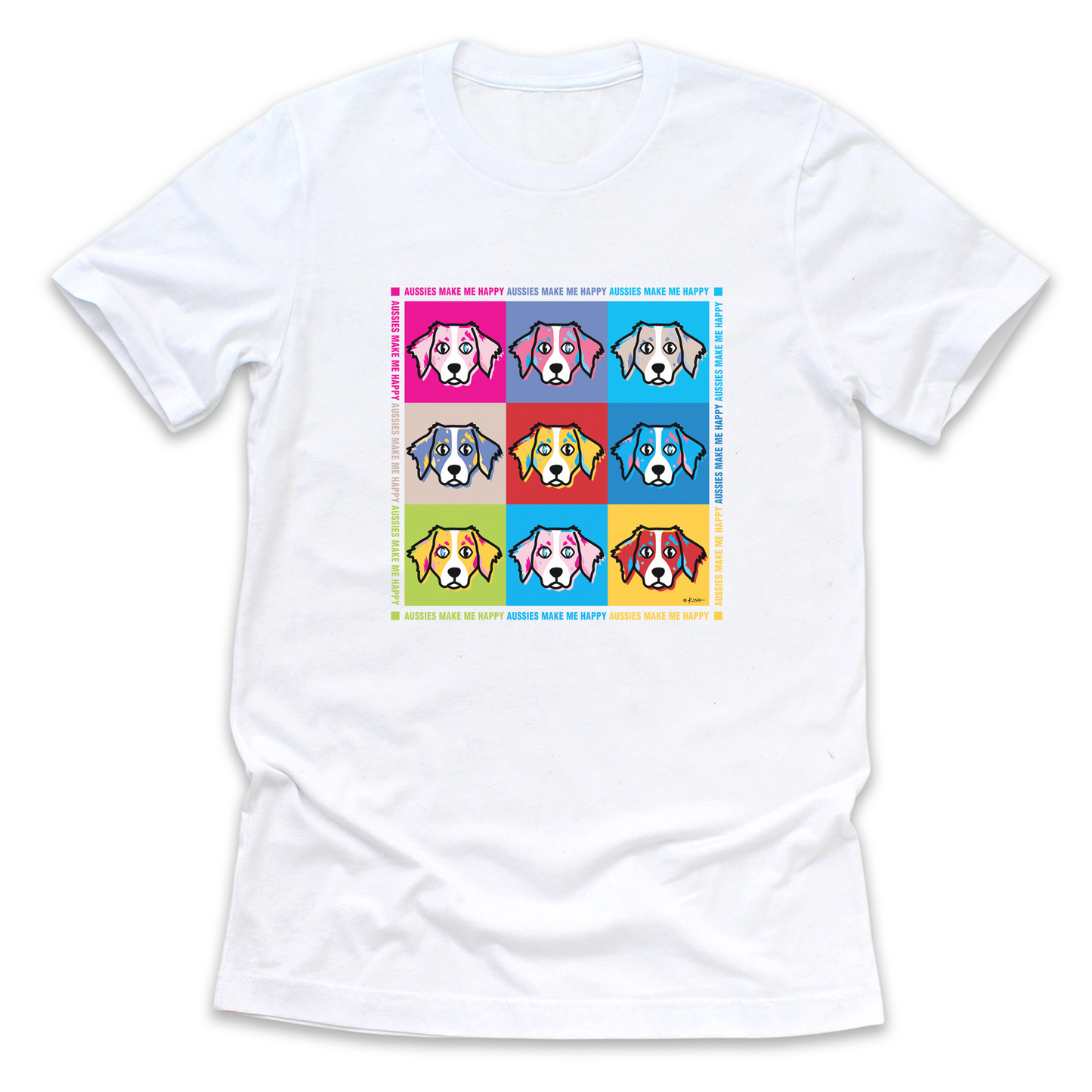 AUSSIE POP ART TEE (Merle)