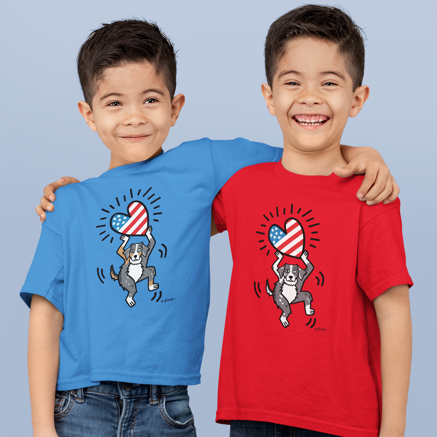 KID'S 🇺🇸 ❤️ USA TEE (5 Aussie Colors!)