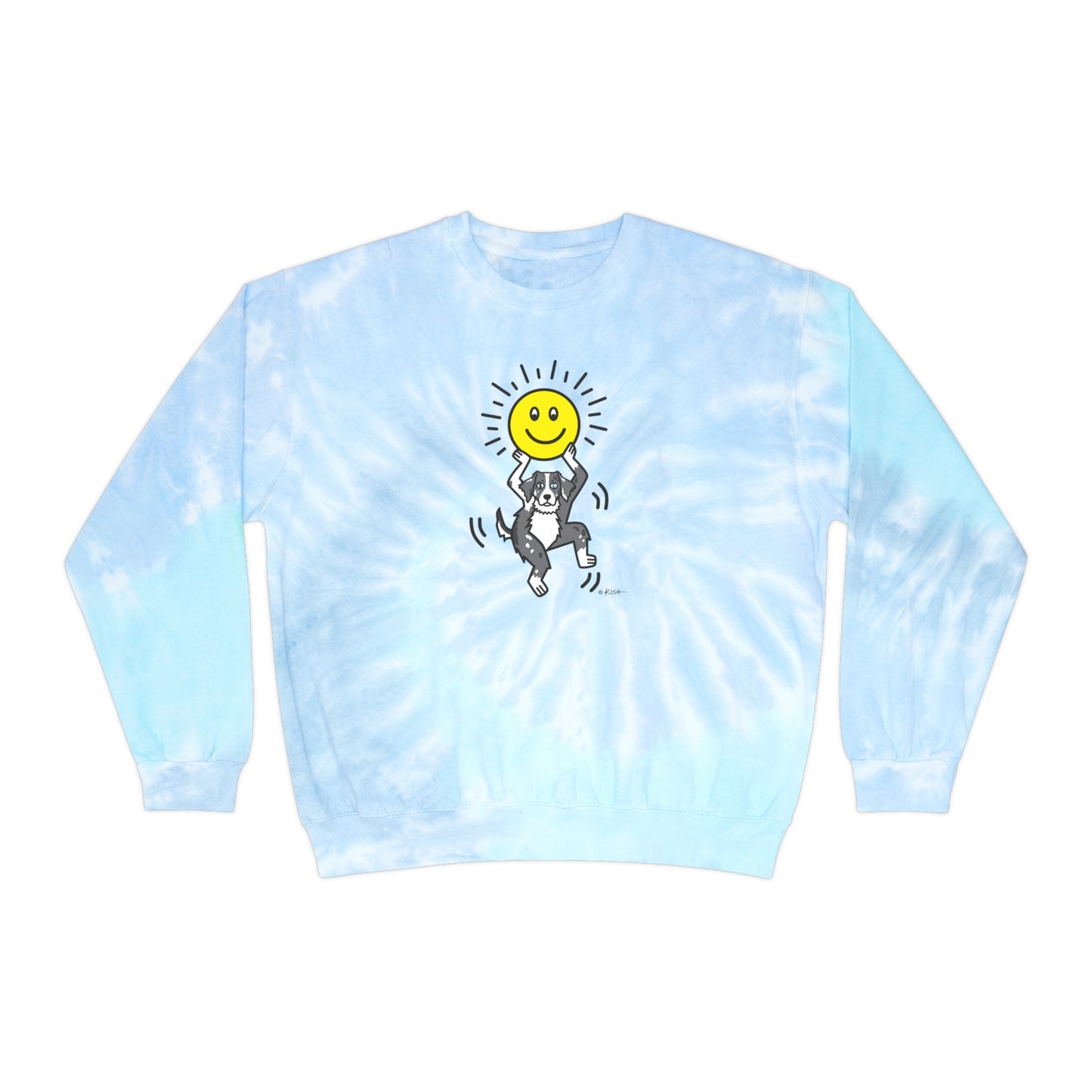 TIE-DYE 😊 SMILE Sweatshirt (5 Aussie Colors!)