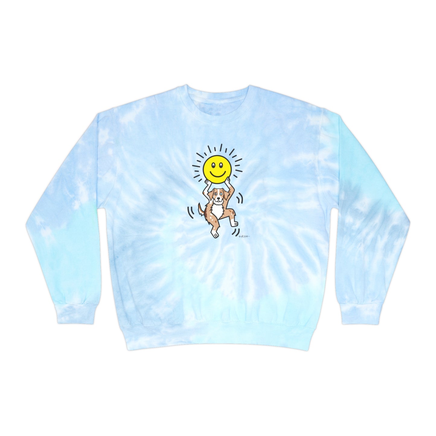 TIE-DYE 😊 SMILE Sweatshirt (5 Aussie Colors!)