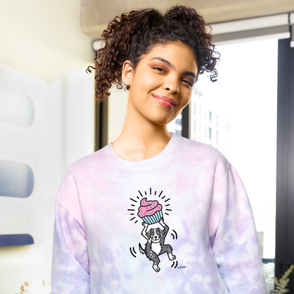 TIE-DYE 🧁 CUPCAKE Sweatshirt (5 Aussie Colors!)