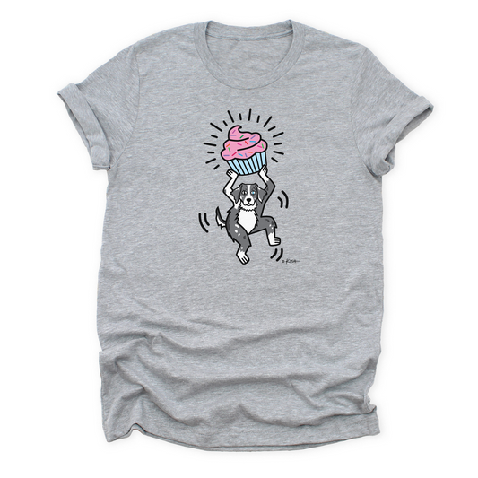 AUSSIE 🧁 CUPCAKE TEE (Blue Merle)