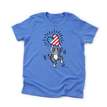 KID'S 🇺🇸 ❤️ USA TEE (5 Aussie Colors!)