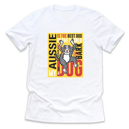 BEST DOG ⭐️ POSTER TEE (5 Aussie Colors)