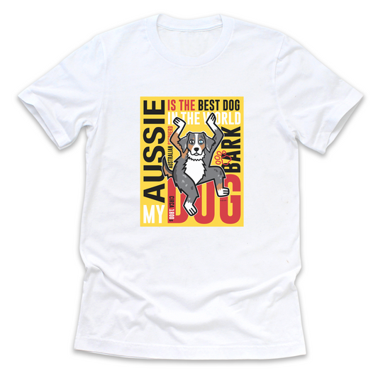 BEST DOG ⭐️ POSTER TEE (5 Aussie Colors)
