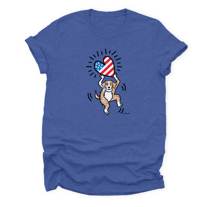 AUSSIE USA 🇺🇸 ❤️ TEE (5 Aussie Colors)