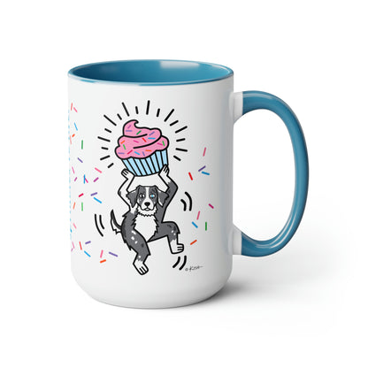 AUSSIE CUPCAKE MUG (Blue Merle)