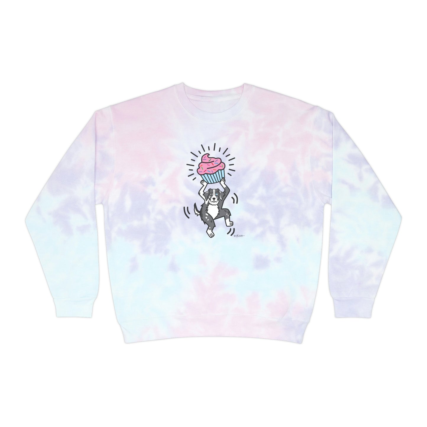 TIE-DYE 🧁 CUPCAKE Sweatshirt (5 Aussie Colors!)