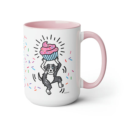 AUSSIE CUPCAKE MUG (Blue Merle)